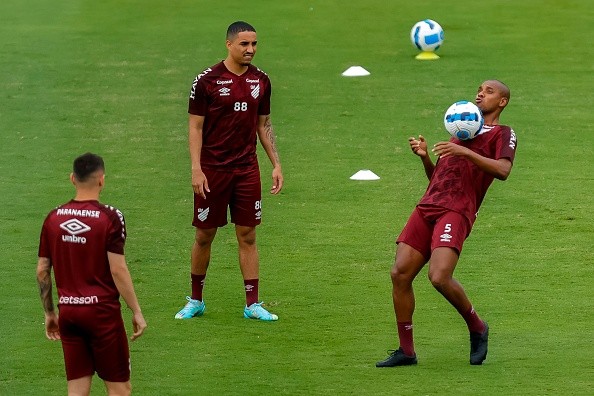 Entrenamiento de Paranaense en Ecuador. Getty.