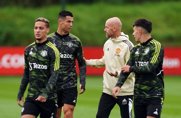 Cristiano y Ten Hag (Imago)