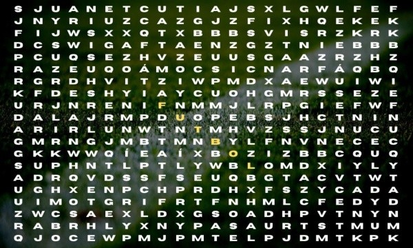Aquí está la palabra FUTBOL.