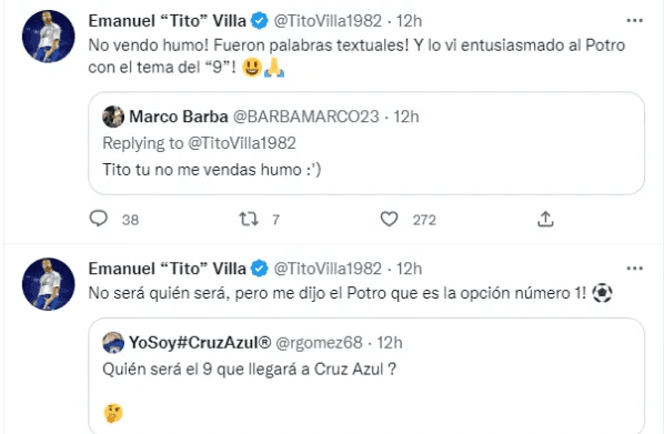 Cruz Azul va por un “nueve”. (@TitoVilla1982)