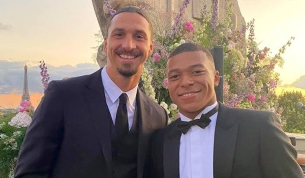 Zlatan Ibrahimovic y Kylian Mbappé: Getty