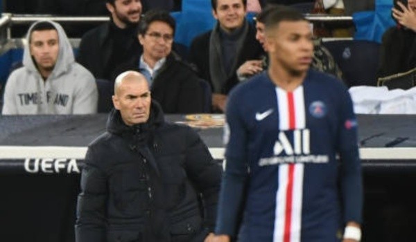 Zinedine Zidane y Kylian Mbappé: Getty