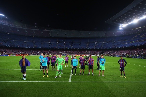 El día en el que se consumó su eliminación de Champions. Getty.