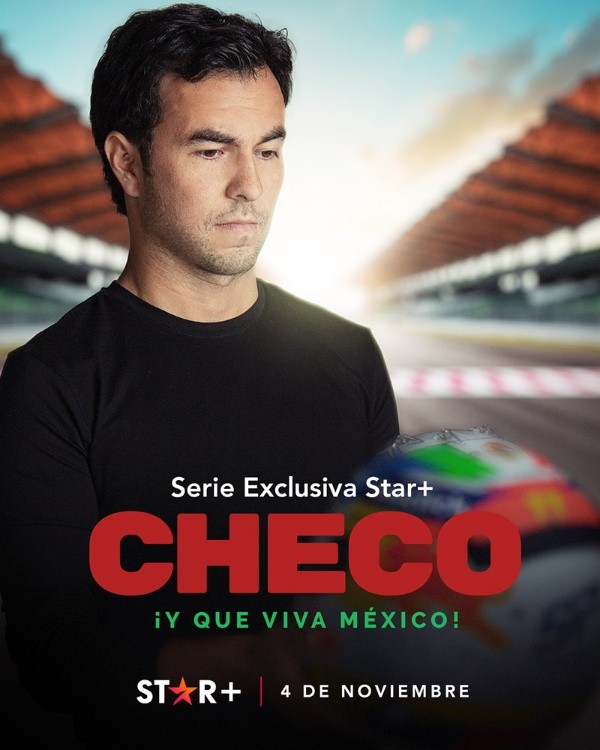 El poster de la serie de Checo. Foto:Star+