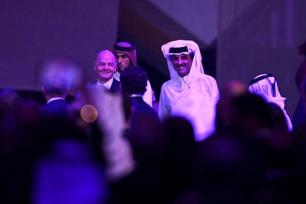 Infantino en Qatar (Getty)