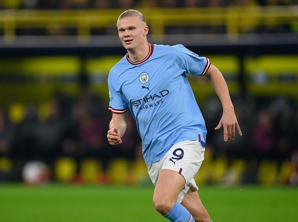 Haaland en Manchester City. Getty.