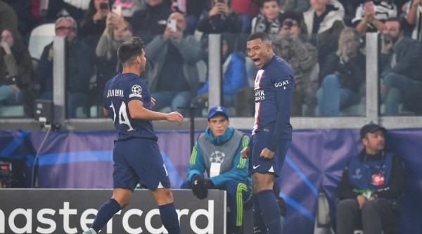 Mbappé marcó uno de los goles del triunfo de PSG ante Juventus