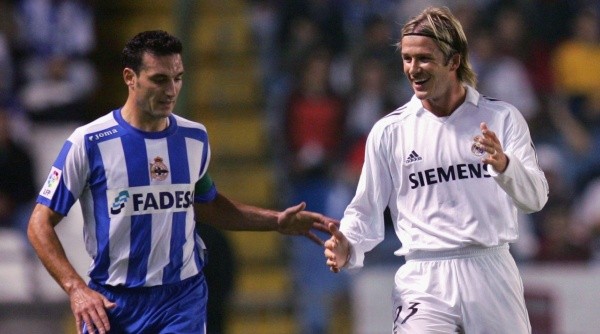 Scaloni, en su etapa con Deportivo La Coruña