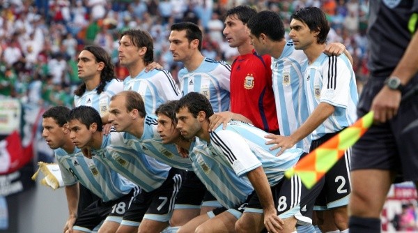 La Selección Argentina en el Mundial 2006 con Scaloni