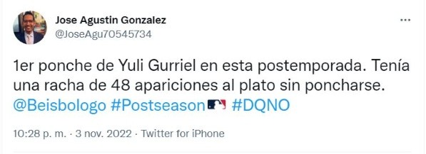 Houston Astros pierden a Yuli Gurriel, lesionado para la Serie Mundial