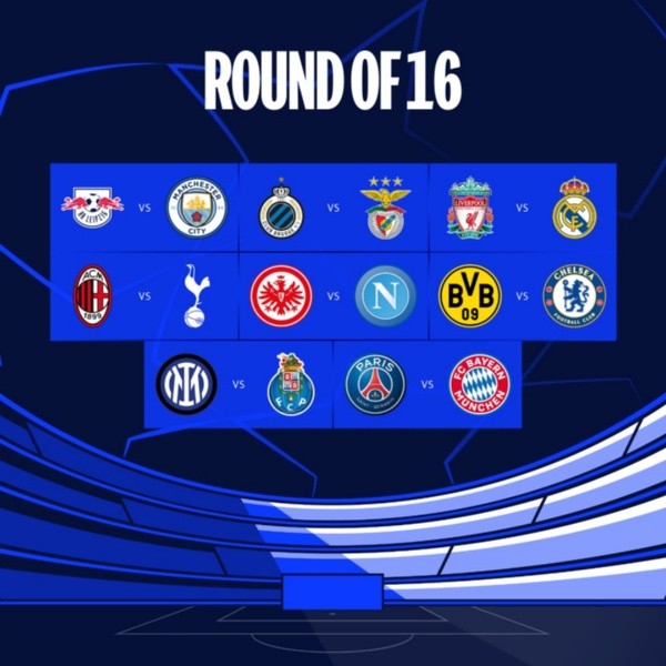 Fuente: Twitter Oficial Champions League (@ChampionsLeague)