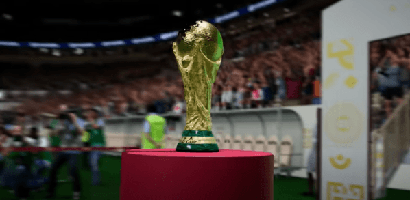El trofeo del Mundial estará presente en FIFA 23 (Foto: Captura YouTube EA SPORTS FIFA)