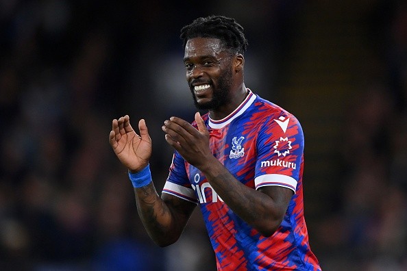 Jeffrey Schlupp con Crystal Palace. Getty.