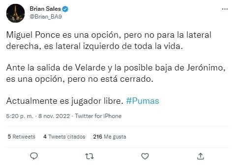 Foto: TW / Brian Sales