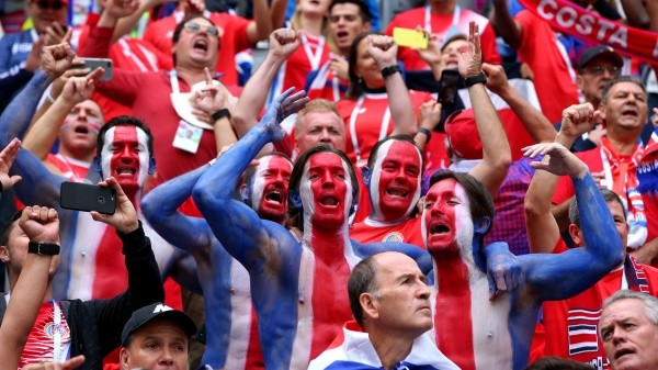 The Ticos are a noisy and cheerful fanatic that accompanies their chosen team at all times (Getty Images)