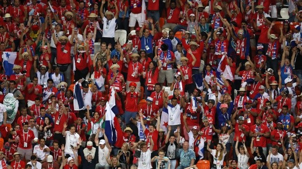 Fervor and a lot of color in the Panamanian fans, every time they participate in a World Cup (Getty Images)