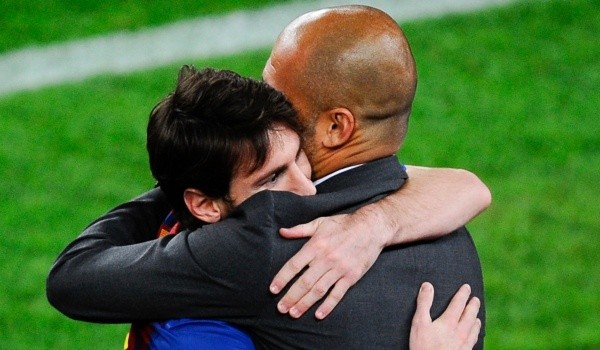 Pep Guardiola y Lionel Messi: Getty 