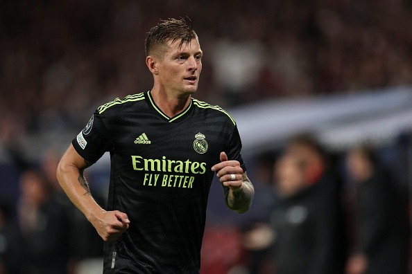 Kroos con Real Madrid. Getty.