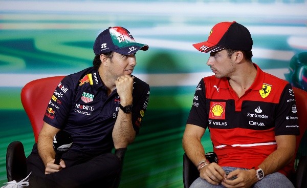 El Subcampeonato de F1, entre Checo Pérez y Leclerc (Getty Images)