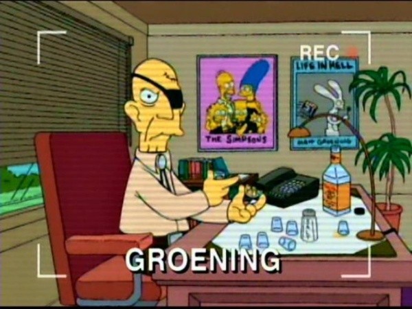 La broma interna para Matt Groening. (IMDb)