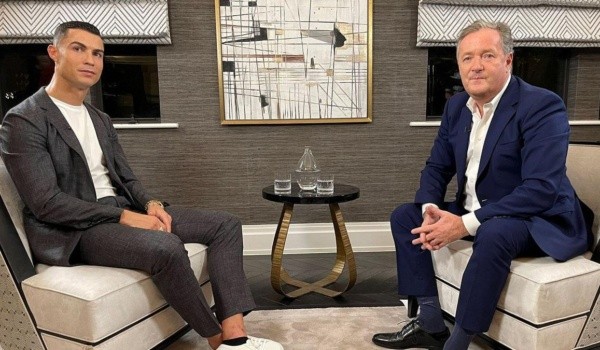 Cristiano Ronaldo y Piers Morgan: TW