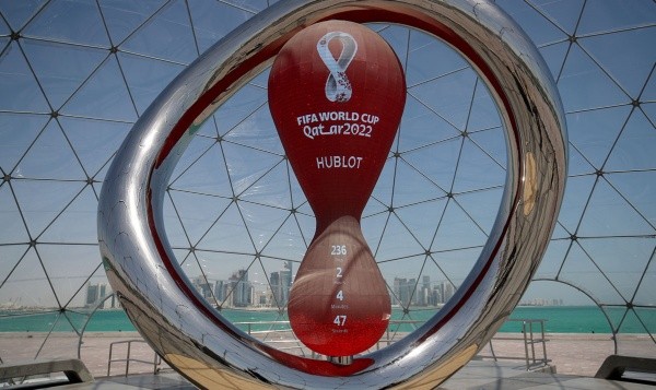 Logo de Qatar 2022. Getty.