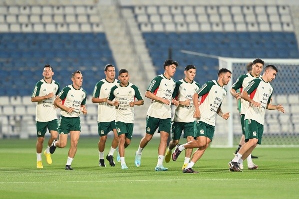 La Selección Mexicana ya se entrena en Qatar. (Foto: Imago 7)