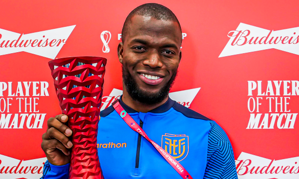 El delantero ecuatoriano fue el ‘MVP’. (Foto: FIFA)