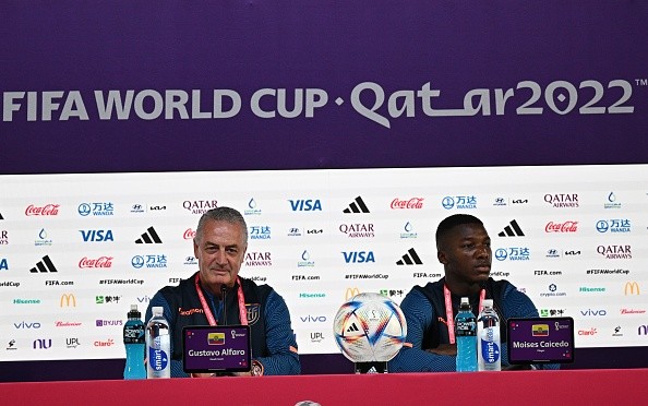 Conferencia de prensa de Ecuador. Getty.