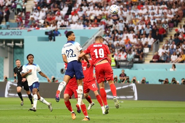 Jude Bellingham estableció el 1-0 parcial a los 35 del primer tiempo (Getty Images)