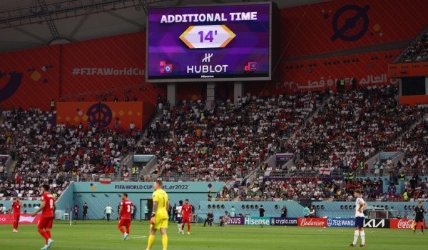 Tiempo añadido en Qatar 2022: Getty