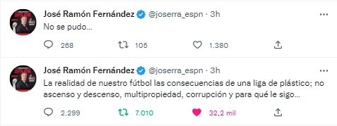 Foto: TW / José Ramón Fernández.