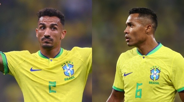 Danilo y Alex Sandro, figuras de la selección de Brasil (Getty Images)