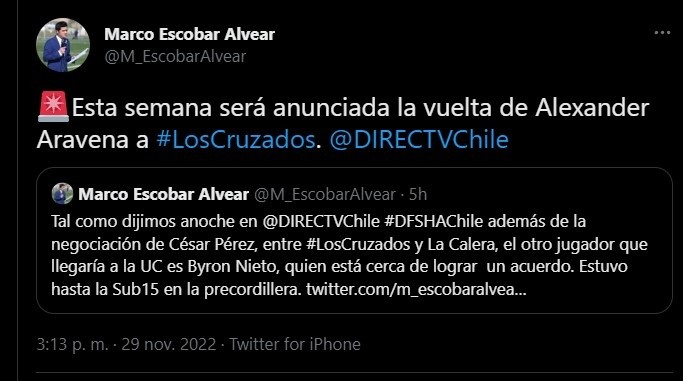 Marco Escobar Alexander Aravena