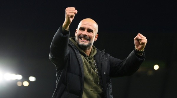 Pep Guardiola renovó su contrato con Manchester City (Getty Images)