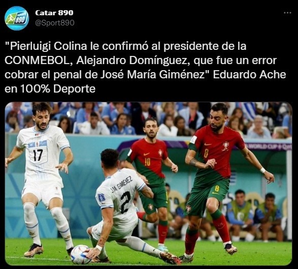 FIFA reconoció su error con Uruguay