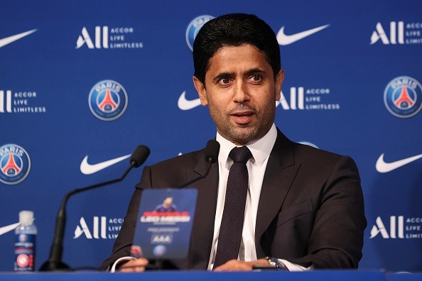 Nasser Al-Khelaifi, ejecutivo de PSG. Getty.