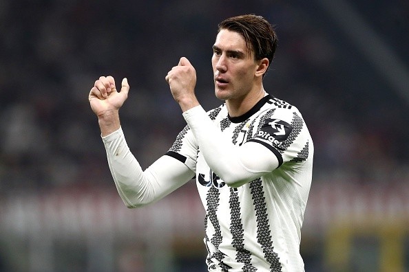 Dusan Vlahovic, de Juventus. Getty