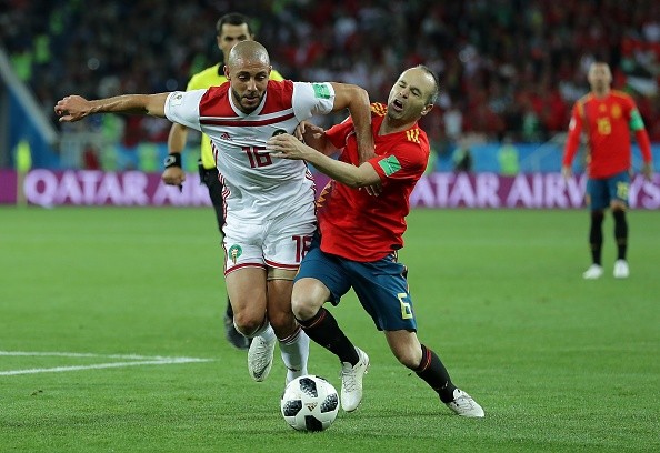 Partido entre ambas selecciones en Rusia 2018. Getty.