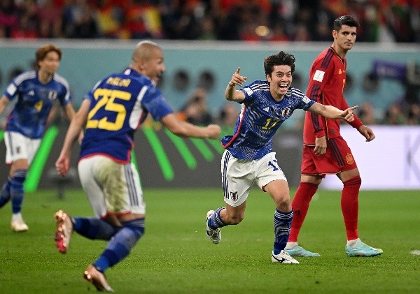 Foto: Clive Mason/Getty Images - Japão venceu a Espanha e se classificou