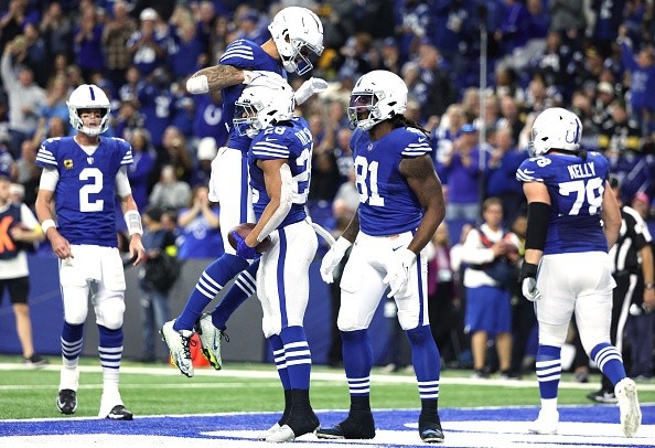 Colts acabou superado pelo Steelers na última rodada. 
    Créditos: Michael Hickey/Getty Images