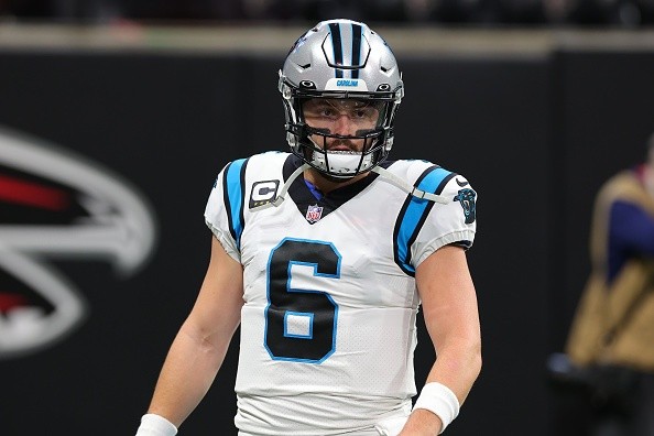 Baker Mayfield pelo Panthers. Créditos: Kevin C. Cox/Getty Images