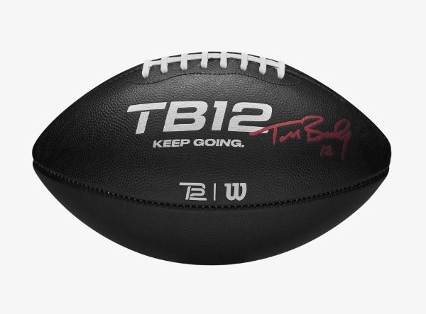 Tom Brady &#039;LFG&#039; football (Wilson)