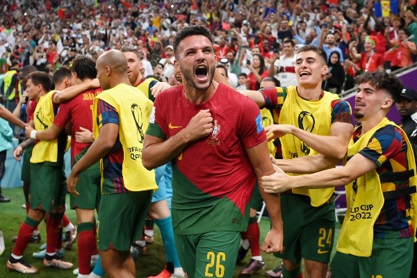 Portugal, de la mano de Gonçalo Ramos, a Cuartos de Final (Getty Images)