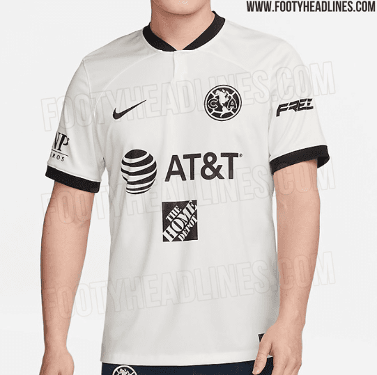 Así sería el tercer uniforme del Club América para 2023 (Foto: Web Footy Headlines)