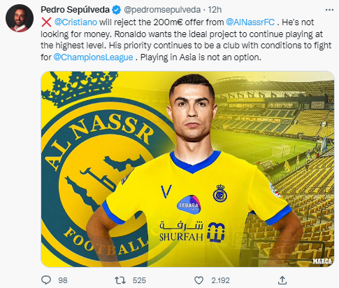 Fuente: Twitter Pedro Sepúlveda (@pedromsepulveda)