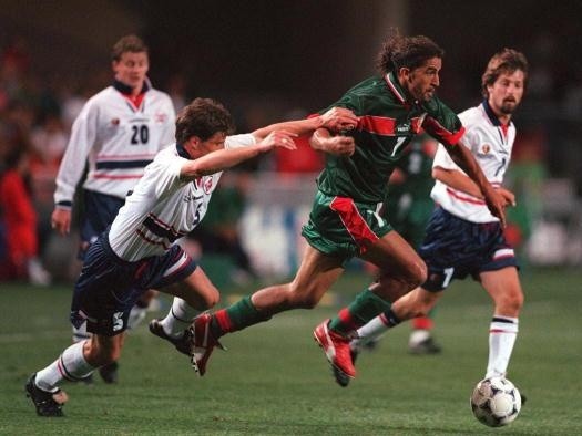Mark Sandten/Bongarts/Getty Images - Marrocos enfrentando a Noruega na Copa do Mundo em 1998