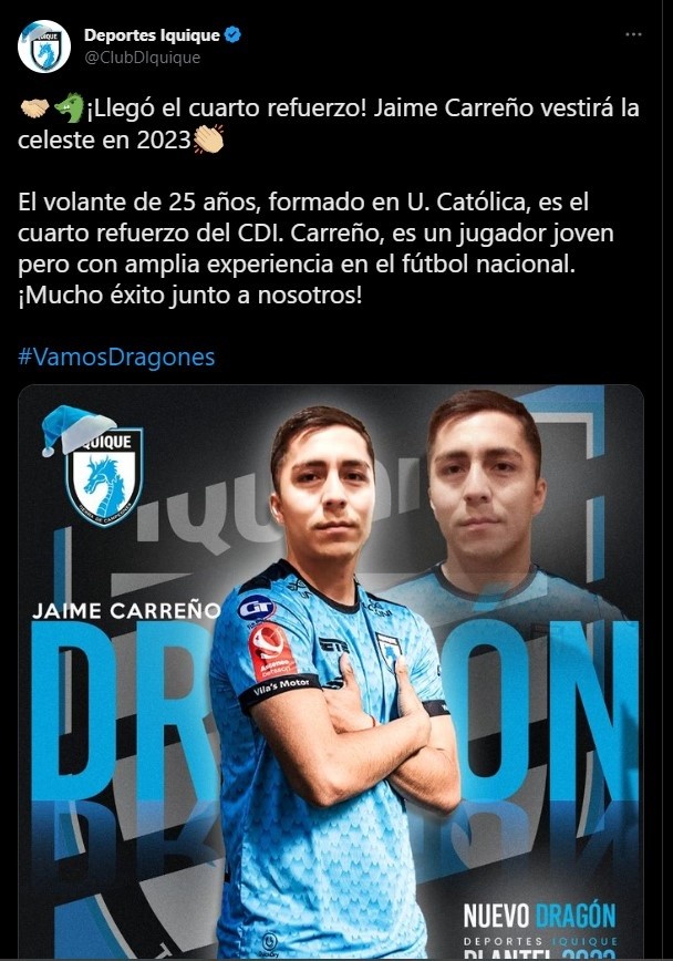Jaime Carreño Deportes Iquique