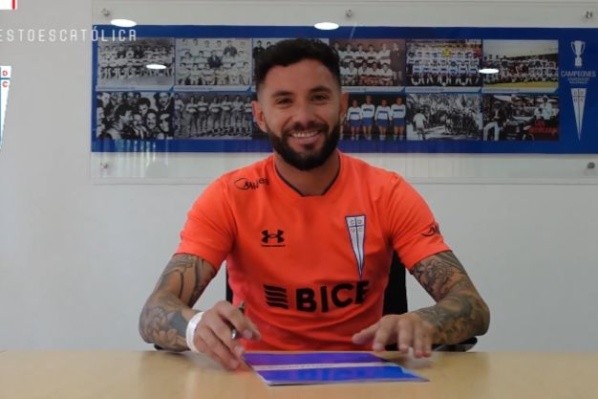 Eugenio Mena fue presentado en la UC | Foto: U. Católica