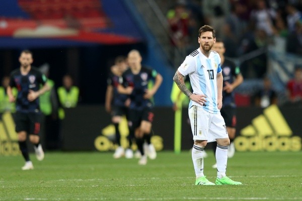 Argentina y Lionel Messi actualmente muestran una cara muy diferente a la del Mundial de Rusia 2018. Getty Images